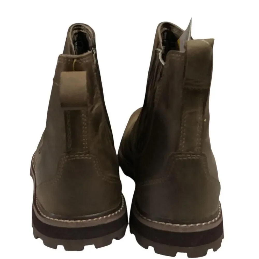 Muck Boot Company Mens 12.5 Brown Chelsea Outdoor Waterproof Leather Boots NEW